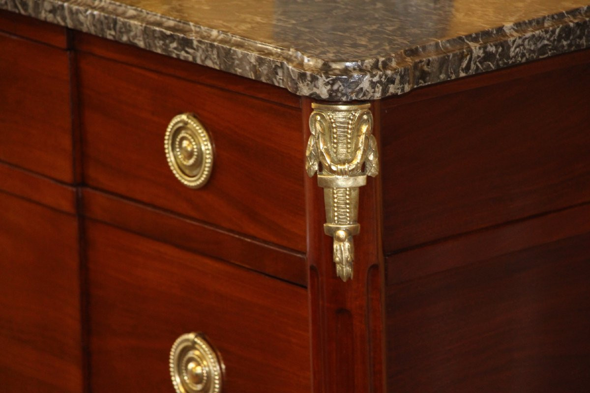 Commode d’époque Louis XVI estampillée A.SCHUMAN-photo-3