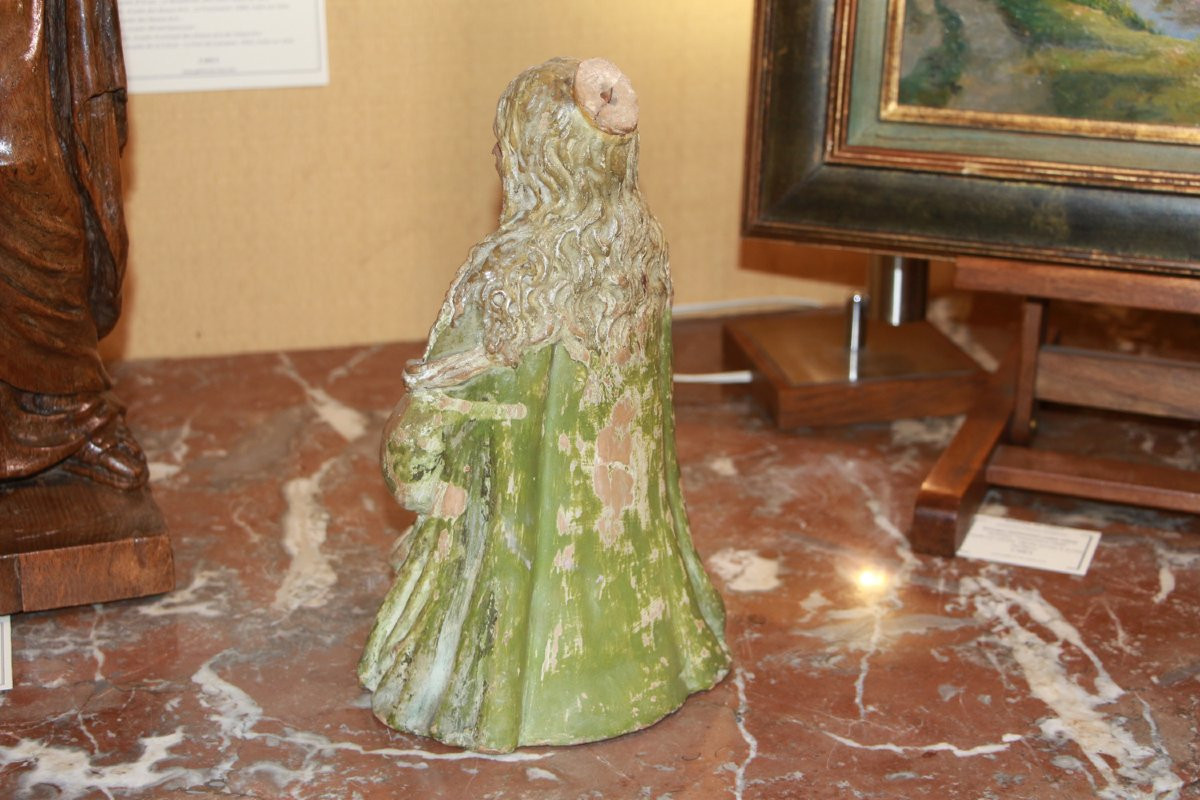 Marie-Madeleine en terre cuite, d’époque XVIème siècle.-photo-2