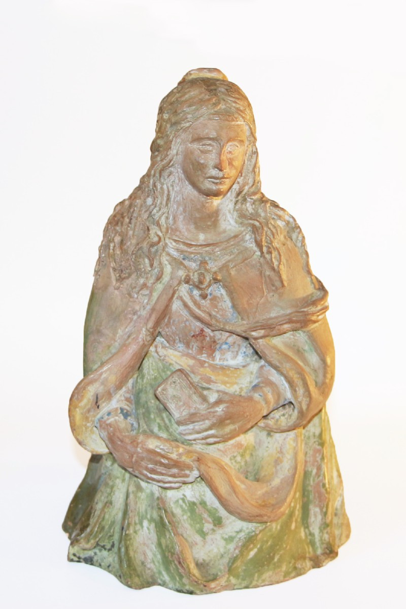 Marie-Madeleine en terre cuite, d’époque XVIème siècle.