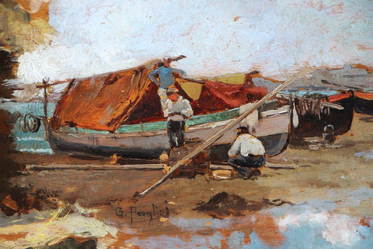 Atelier romain : Composition à six mains, (circa 1893-1895) Prosper Patti (1842-1902); etc...-photo-1