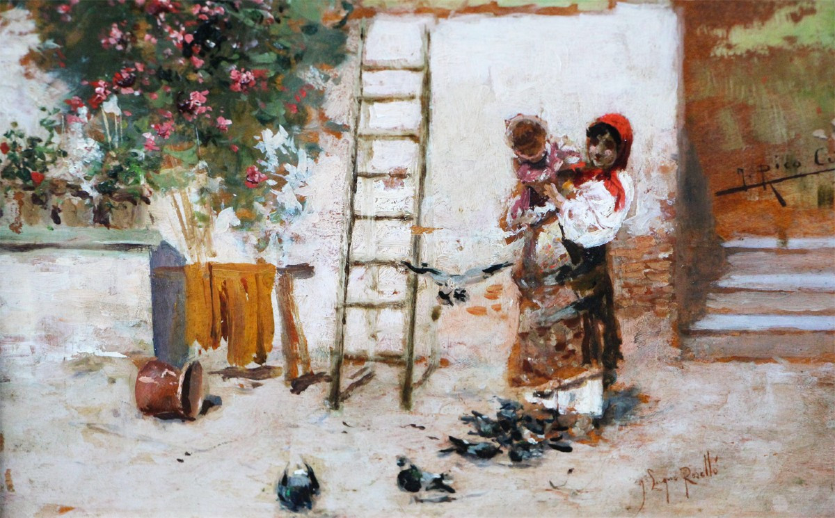 Atelier romain : Composition à six mains, (circa 1893-1895) Prosper Patti (1842-1902); etc...-photo-4