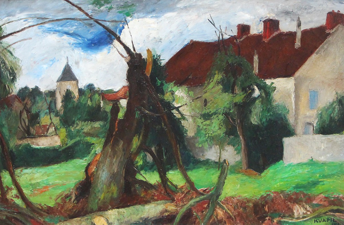 Charles Kvapil (1884-1957), Villiers-sur-morin, 1927