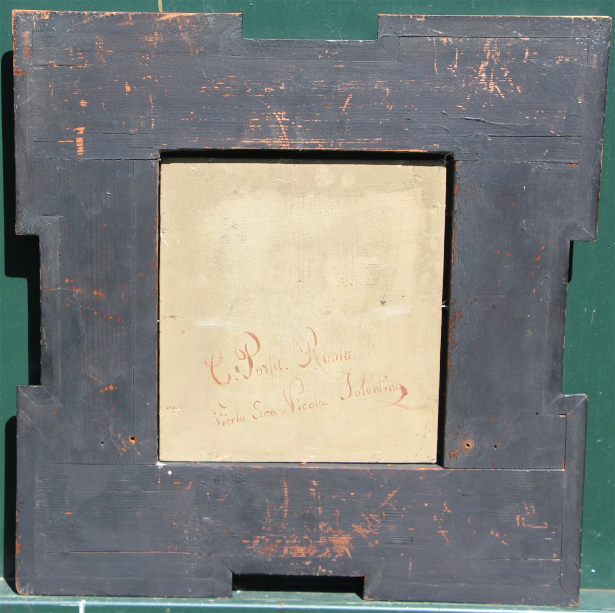 Cesare PORTA (XIX) École romaine, milieu du XIXᵉ siècle Portrait d’une jeune Ciociara -photo-2
