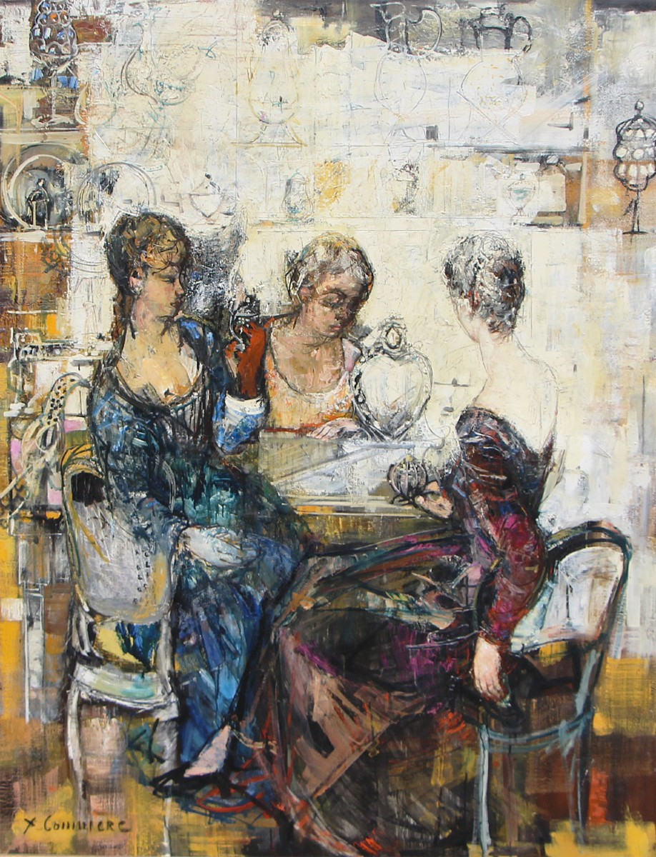 Jean Commère (1920-1986) Les Pariennes Chez l'Orfèvre, 1958