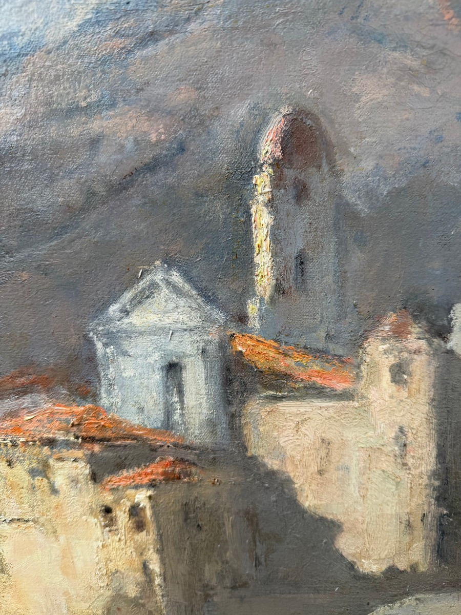 Louis Marie Désiré-Lucas (1869-1949) Villefranche sur mer-photo-2