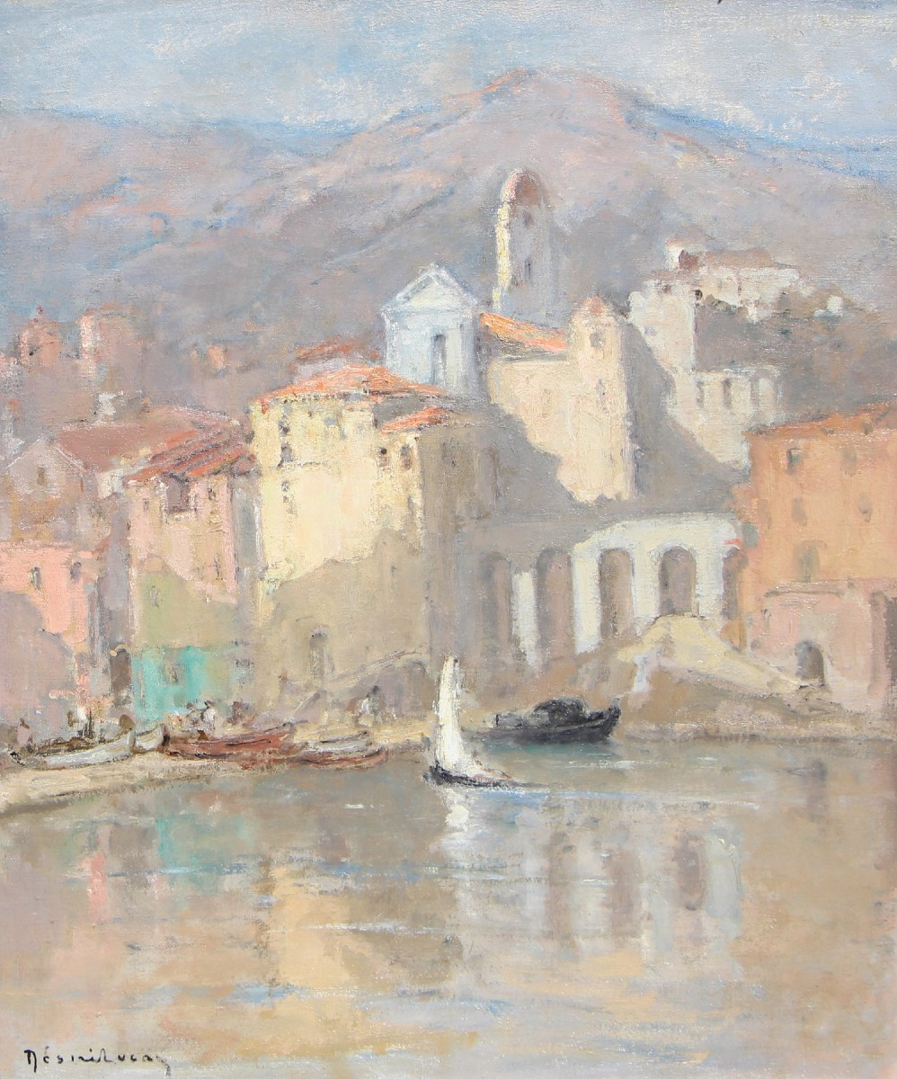 Louis Marie Désiré-Lucas (1869-1949) Villefranche sur mer