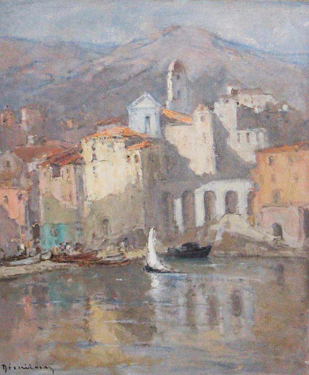 Louis Marie Désiré-Lucas (1869-1949) Villefranche sur mer
