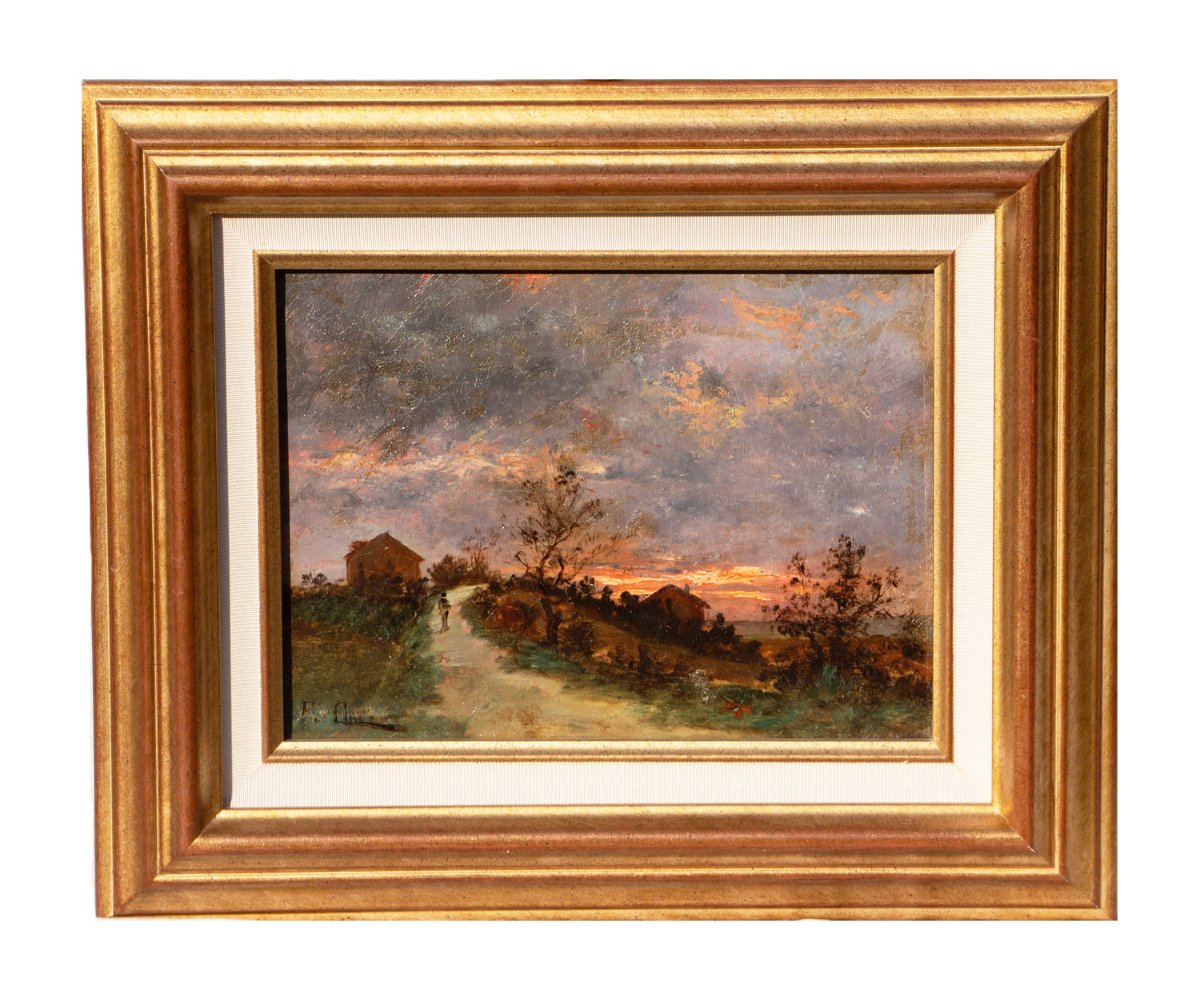 Franck Cinot (1851–1890) Sunset -photo-2