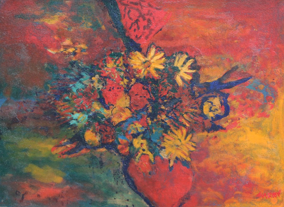 Charles MARCON (1920-2019) Bouquet , circa  1960 