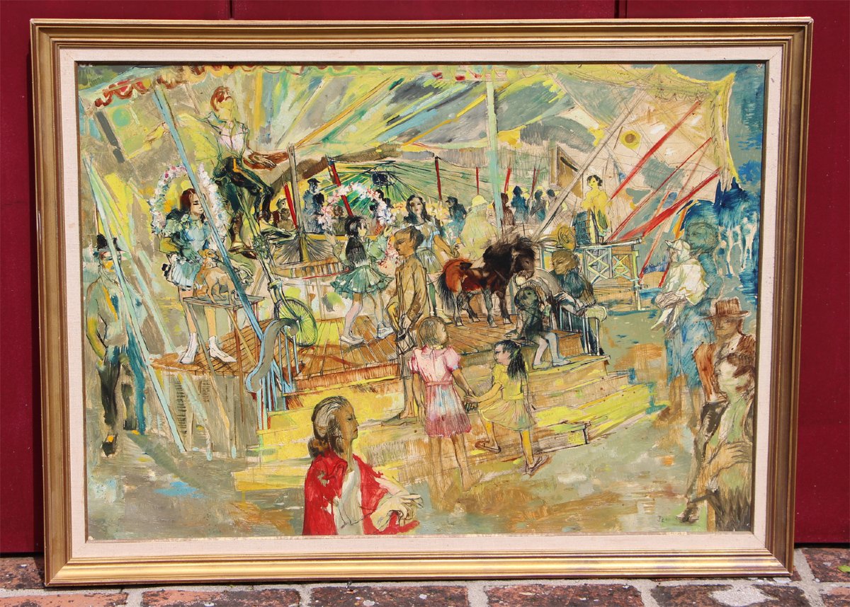 Jean Pascal (1927) La fête foraine (circa 1960)-photo-2