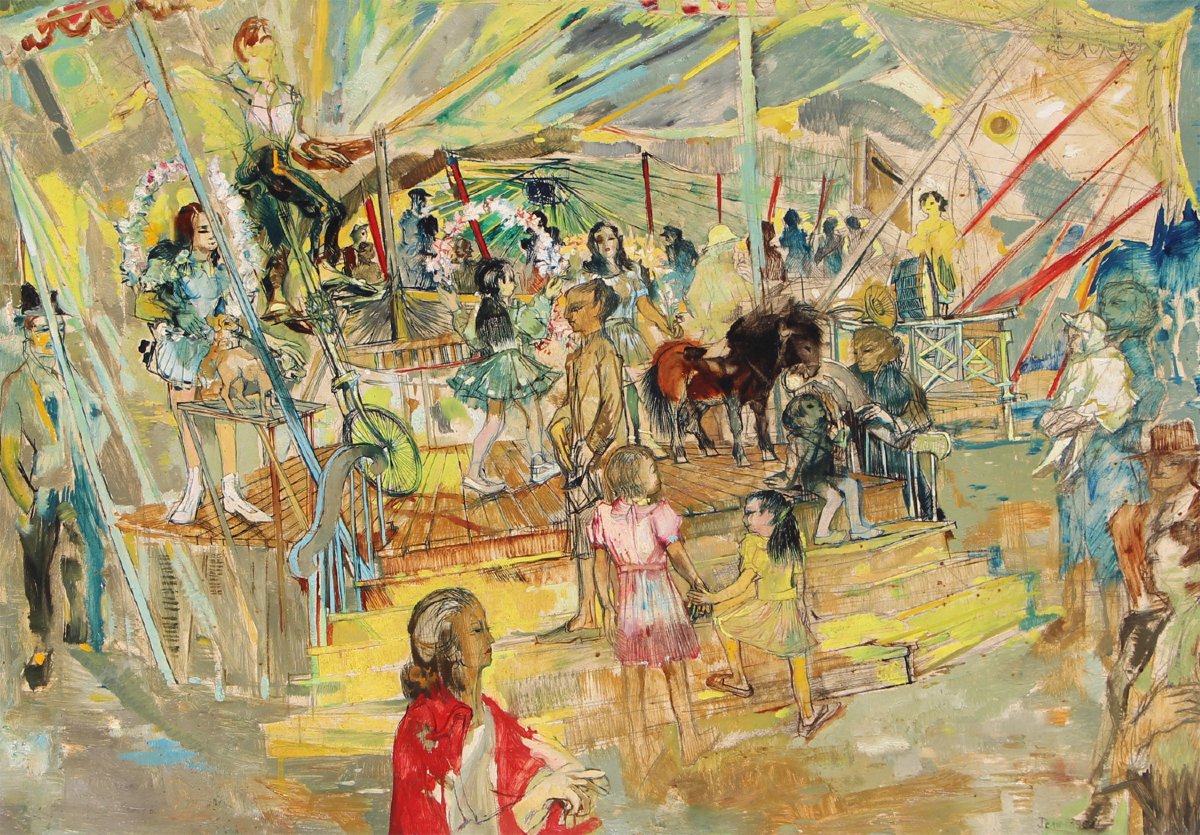 Jean Pascal (1927) La fête foraine (circa 1960)
