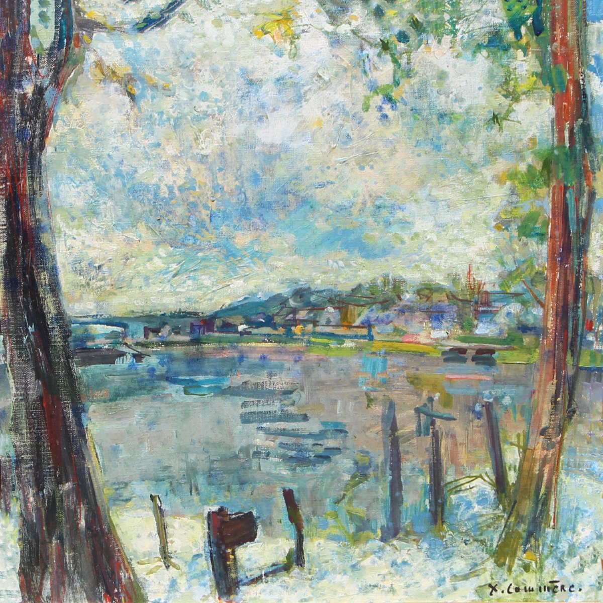 Jean Commère (1920–1986) On The Banks Of The Loire 