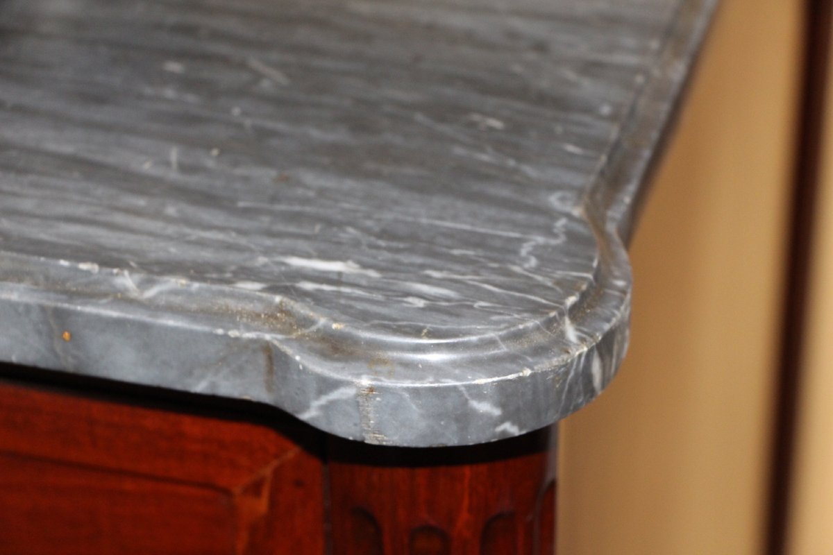 Commode d’époque Louis XVI, estampillée AVRIL-photo-3