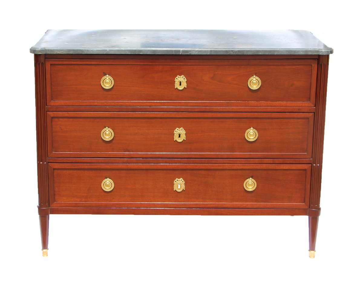 Commode d’époque Louis XVI, estampillée AVRIL
