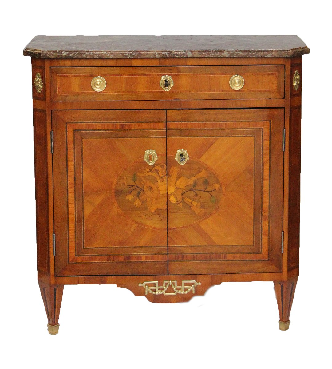 Antique Louis XVI Sideboard With Marquetry
