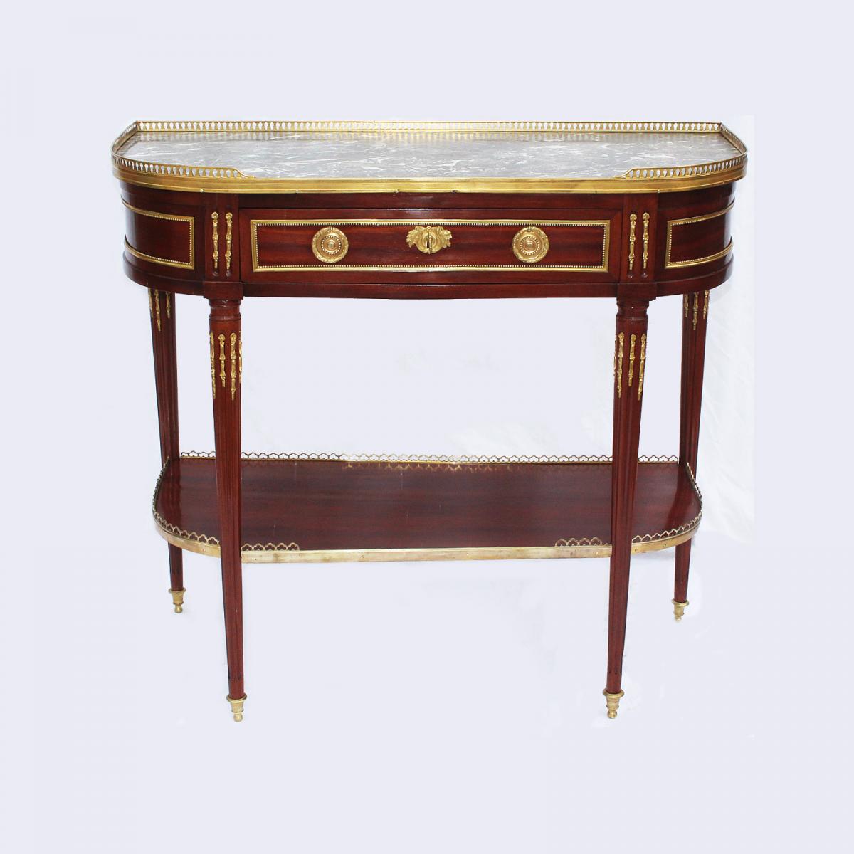 Console D’époque Louis XVI Estampillée J. Caumont.