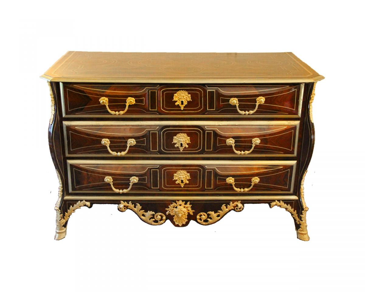 Commode Mazarine Par Thomas Hache (1664-1747)