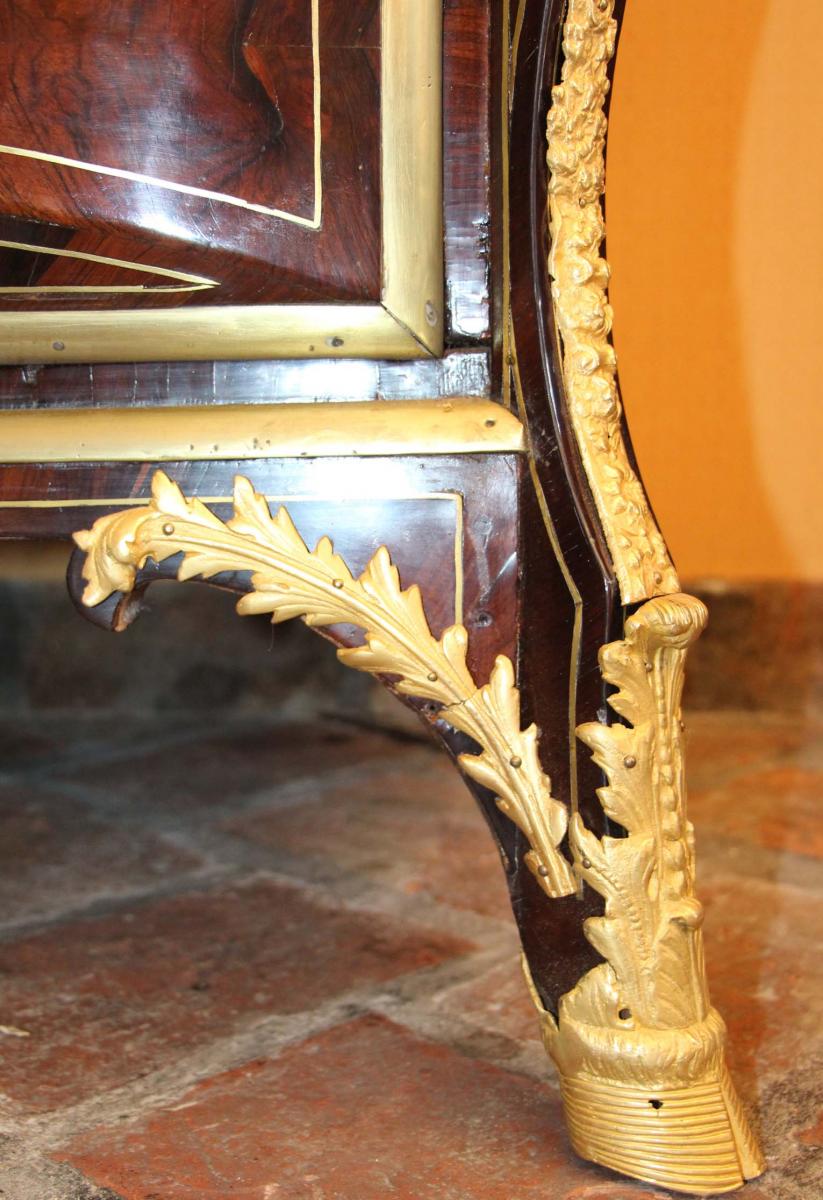 Commode Mazarine Par Thomas Hache (1664-1747)-photo-1