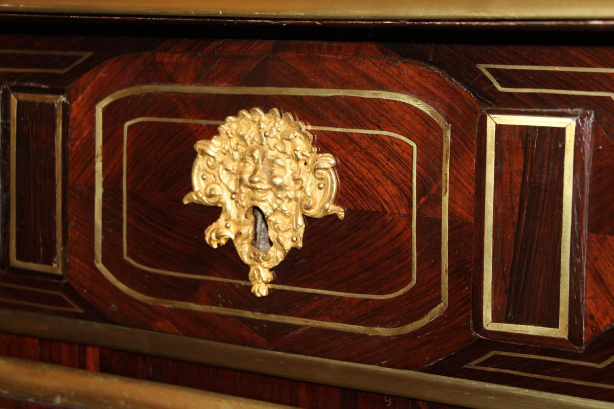 Commode Mazarine Par Thomas Hache (1664-1747)-photo-4