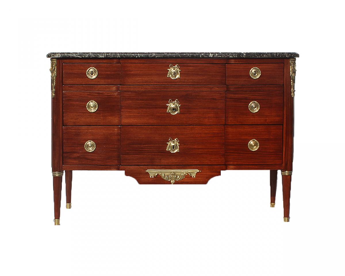 Commode Louis XVI Period Stamped F.schey