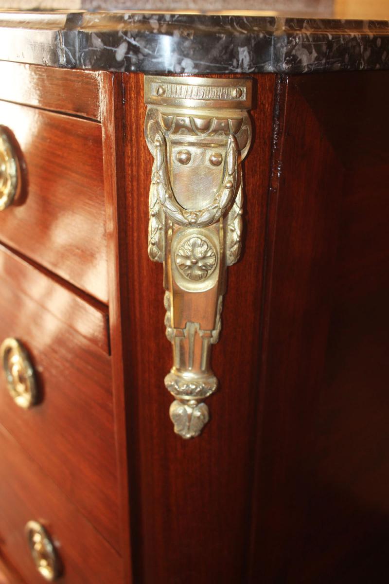 Commode Louis XVI Period Stamped F.schey-photo-4