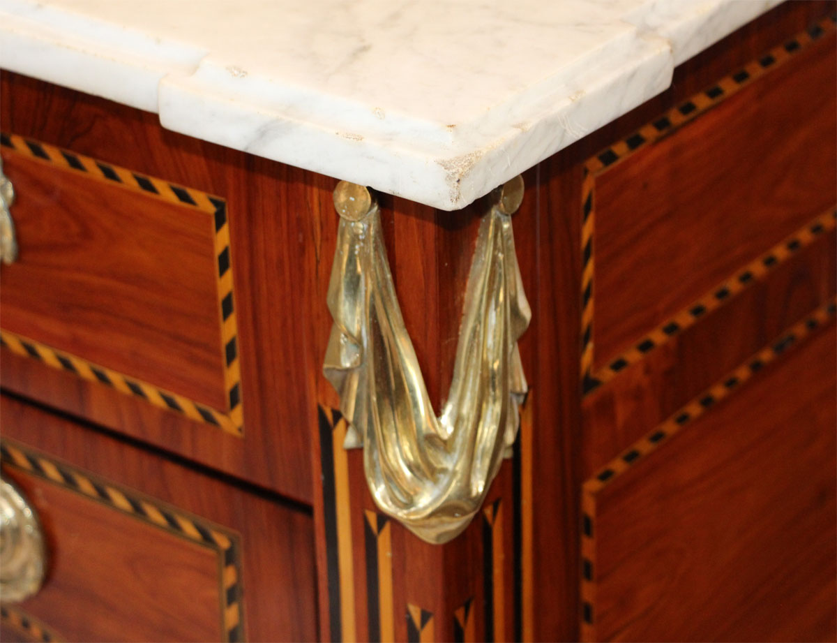 Commode D’époque Louis XVI Estampillée Jacques Bircklé-photo-4
