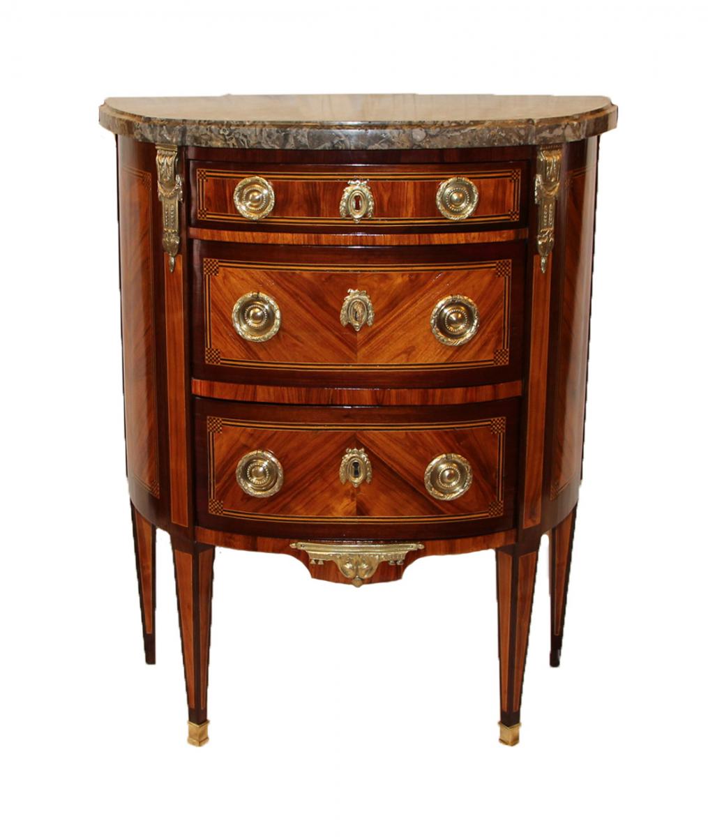 Half-moon Commode Louis XVI