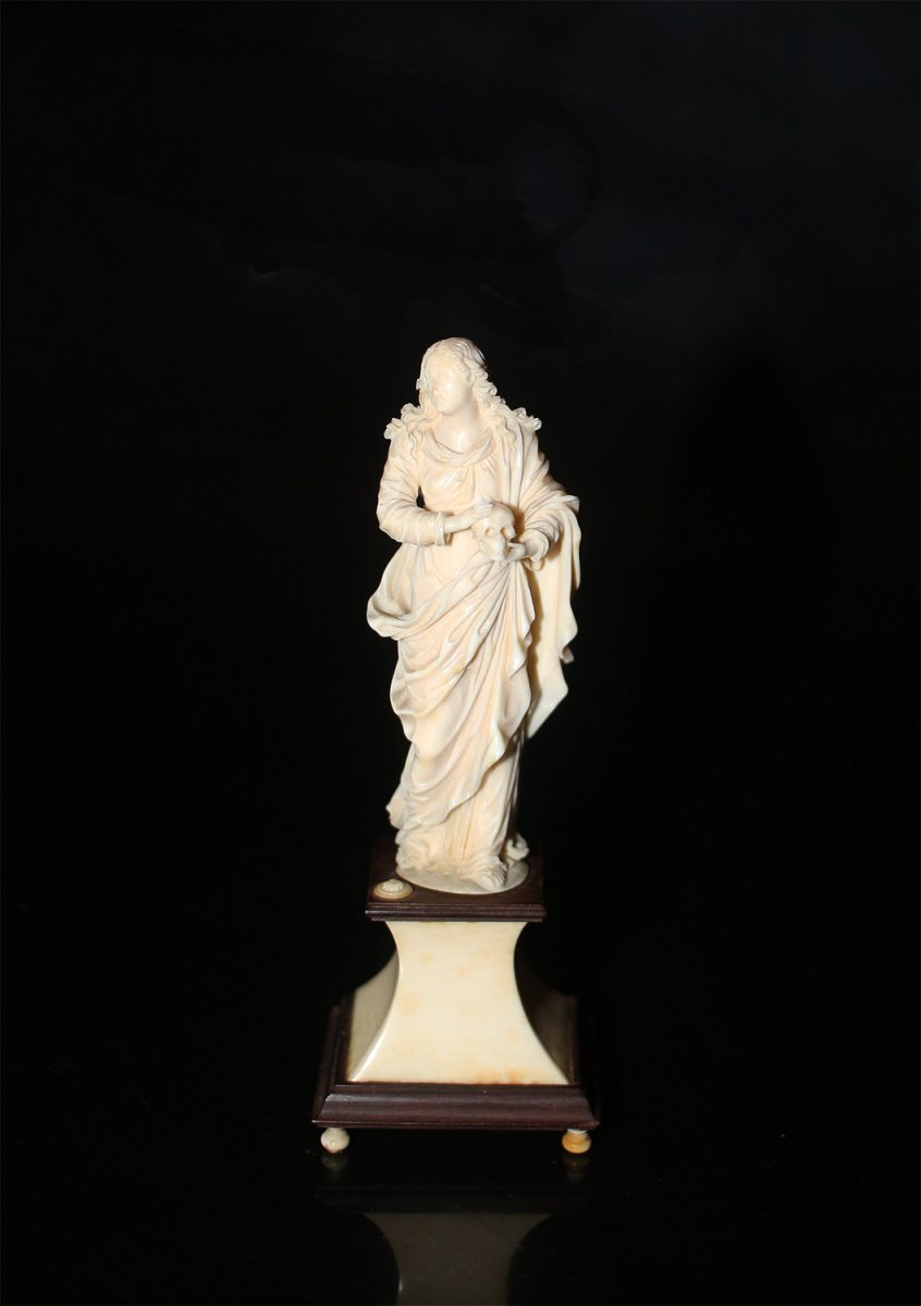 Ivory Sculpture From Dieppe, End XVIIIth, Beginning XIXth