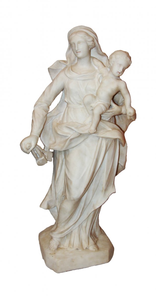 Madonna And Child With A Scapular-photo-3