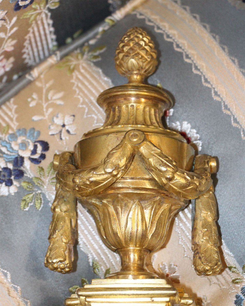 Pair Of Louis XVI Period Wall Lights-photo-3