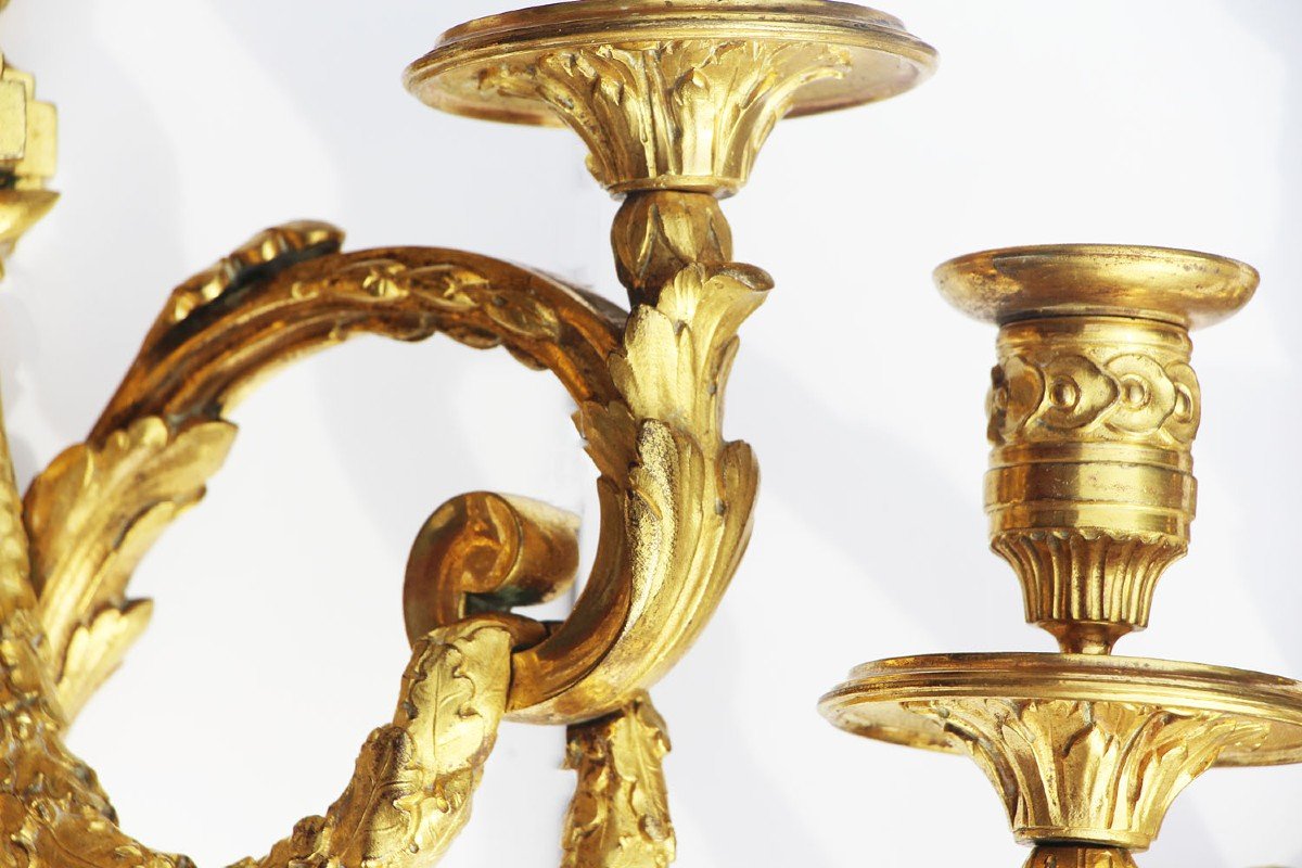 Pair Of Louis XVI Period Wall Lights-photo-1