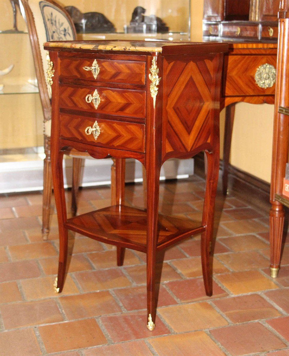 Louis XV Chiffonnière Living Room Table-photo-2