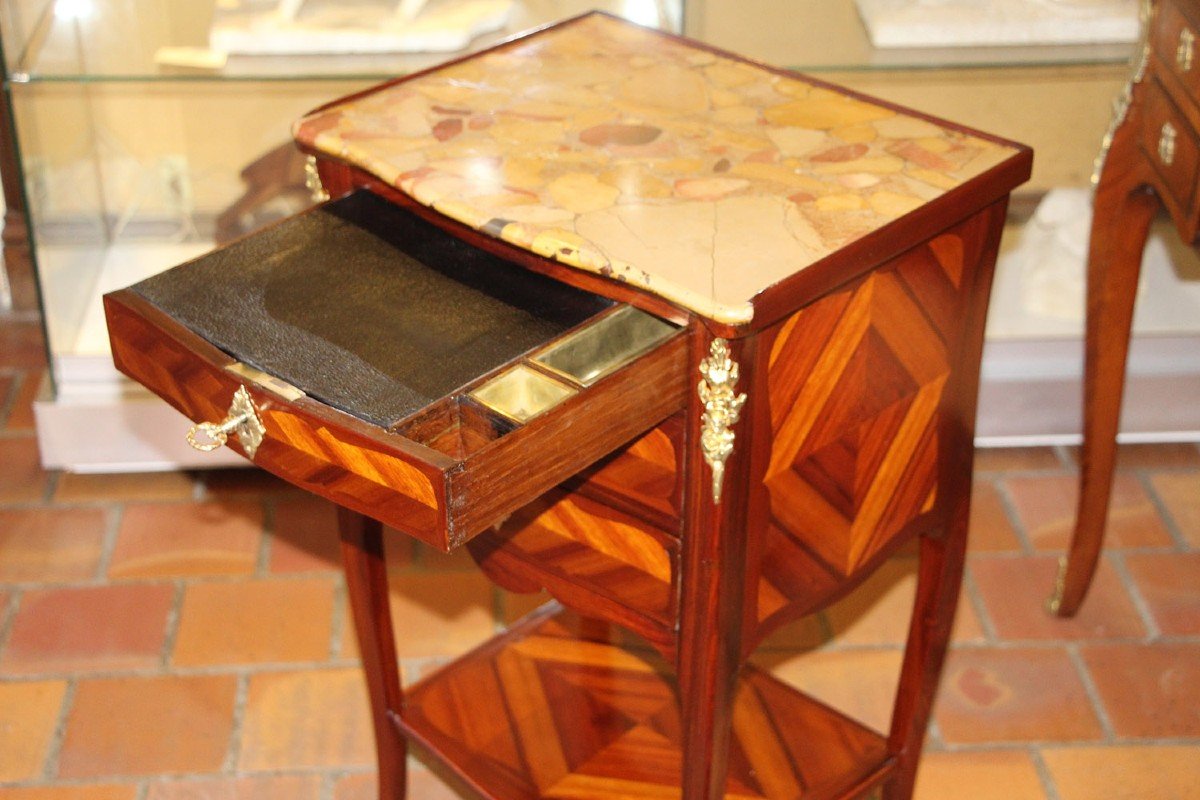 Louis XV Chiffonnière Living Room Table-photo-4