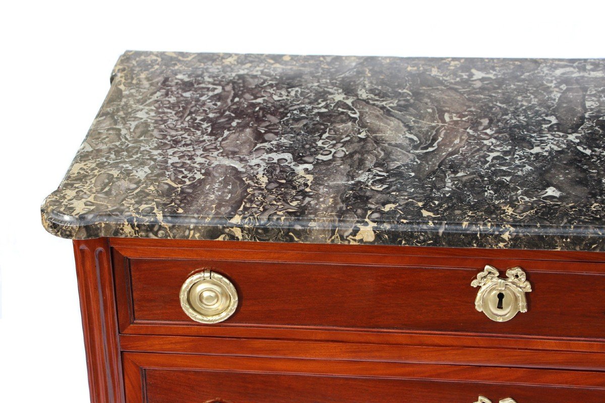 Commode D’époque Louis XVI, Estampillée Dester-photo-2