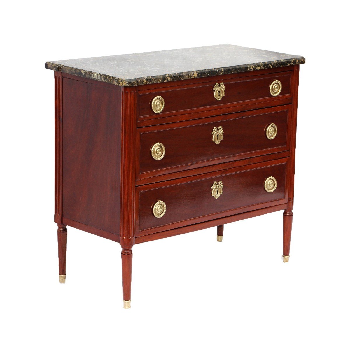 Commode D’époque Louis XVI, Estampillée Dester-photo-3