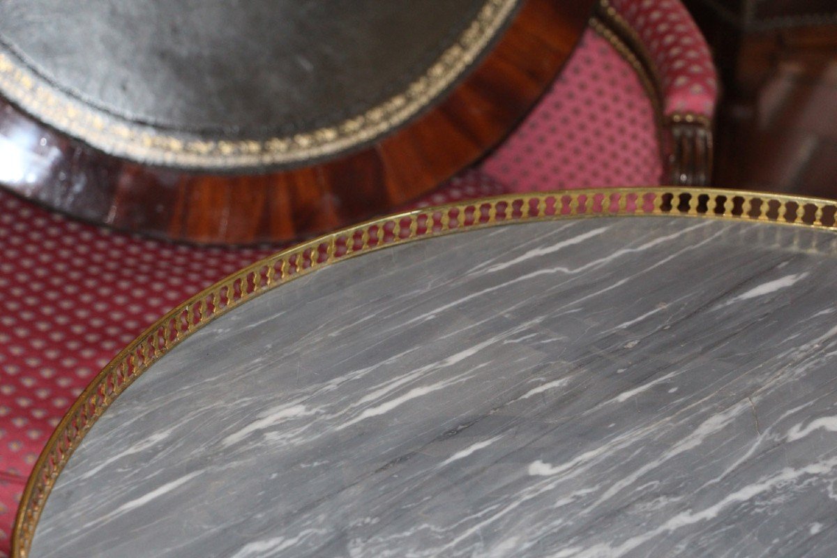 Table Bouillotte Et Son Bouchon D’époque Louis XVI-photo-1