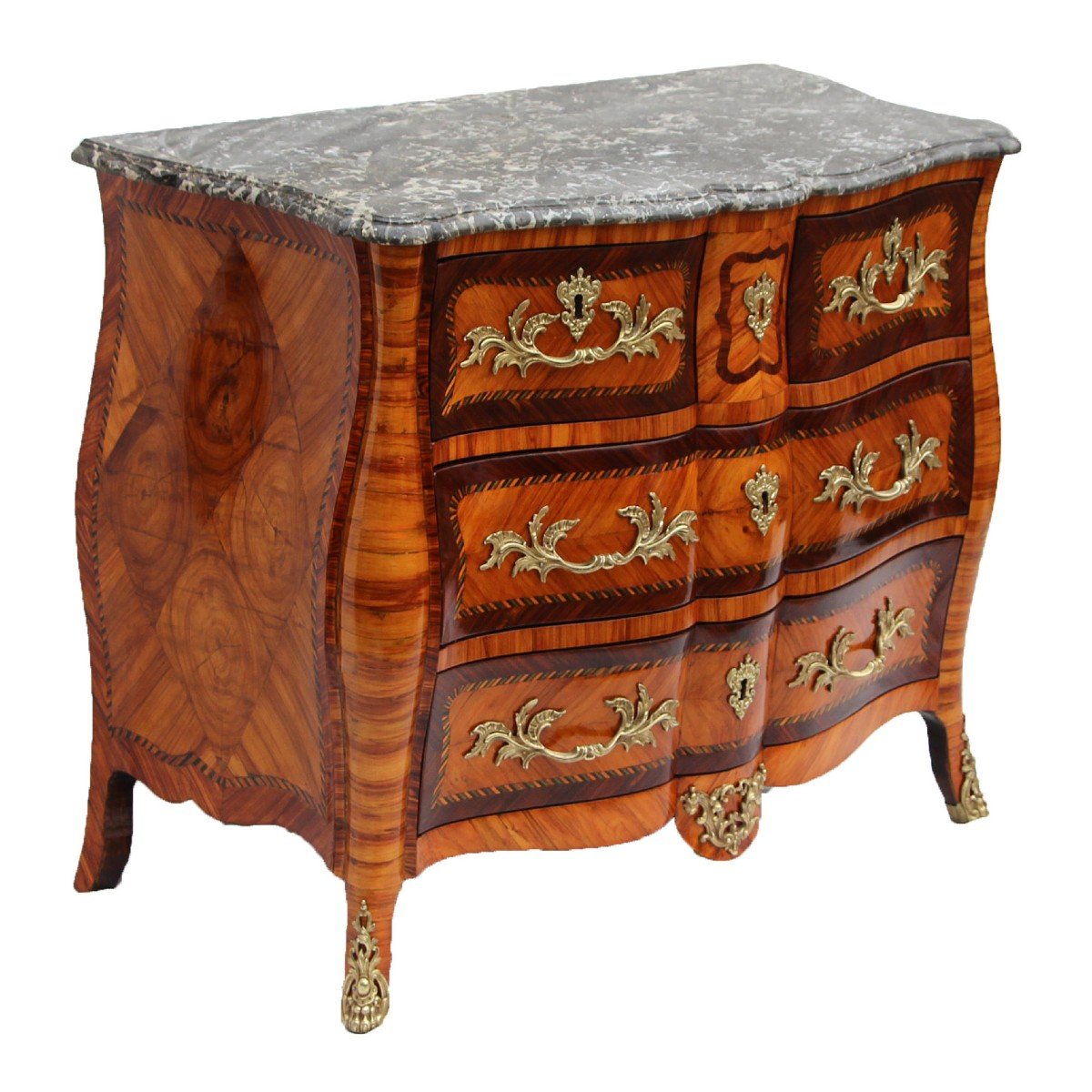 Rare Double Movement Commode, 18th Century