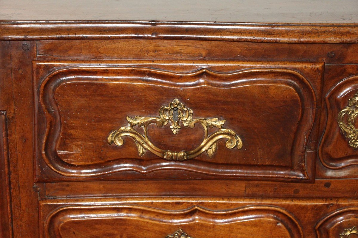 Commode En Noyer D’époque XVIIIème-photo-3