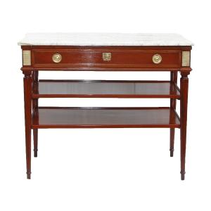 Large Louis XVI Mahogany Console