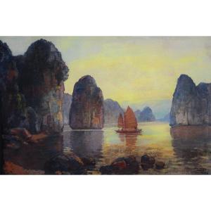 Mai Thu Nguyen (xxe)  La Baie d'Halong, 1936  