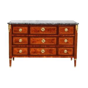 Louis XVI Period Commode, Stamped Jf Griffet