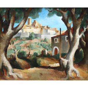 Charles Walch (1896-1948) Saint-paul De Vence 