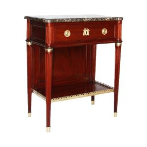 Louis XVI Period Console, Stamped By Louis Aubry