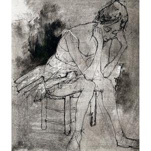Jean Jansem (1920-2013) Ballerine (circa 1960)