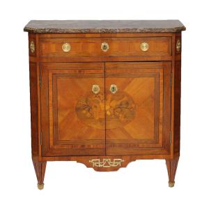 Antique Louis XVI Sideboard With Marquetry