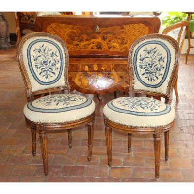 Pair Of Louis XVI Period Chairs