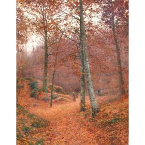 Jean Eugène Julien Massé (1856-1950) Undergrowth, Luzancy 1902