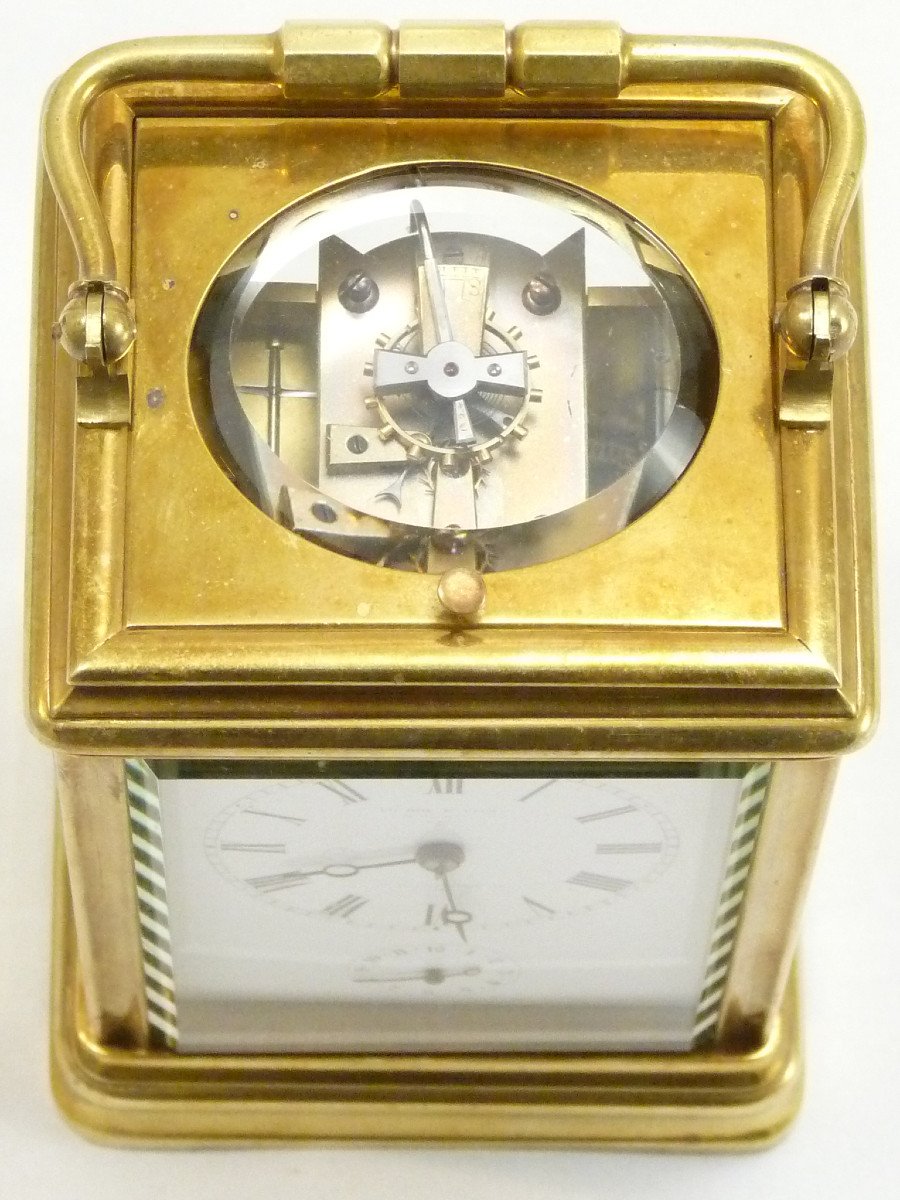 Leroy Striking & Push Repeat Carriage Clock -photo-7