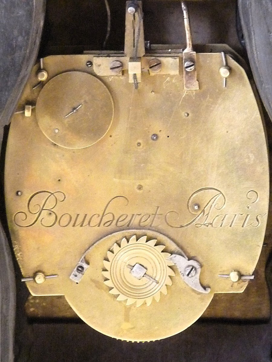 Small Clock "tête De Poupée" Régence Period, Early XVIII Century-photo-1
