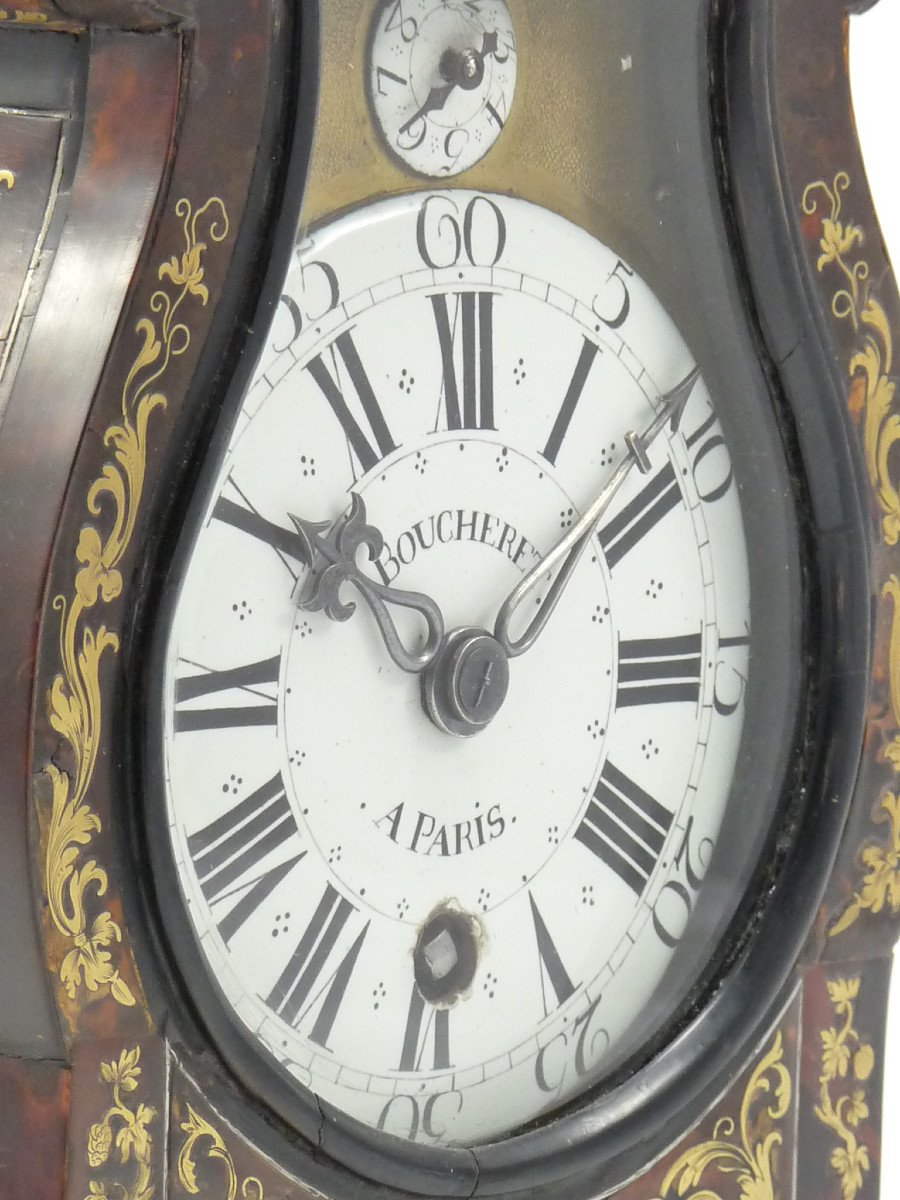 Small Clock "tête De Poupée" Régence Period, Early XVIII Century-photo-5